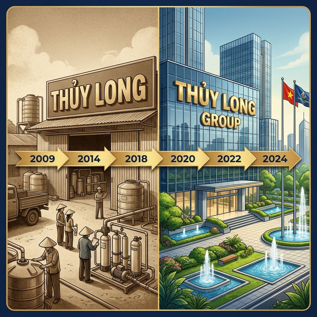 Hành trình phát triển Thủy Long Group từ 2012 đến nay